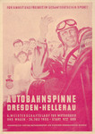 Programme cover of Dresden Autobahnspinne, 26/07/1953
