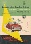 Programme cover of Dresden Autobahnspinne, 18/09/1960