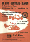 Programme cover of Dünsberg Hill Climb, 13/04/1980