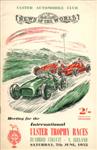 Programme cover of Dundrod Circuit, 07/06/1952