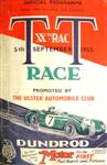 Programme cover of Dundrod Circuit, 05/09/1953