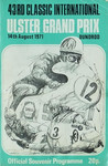 Programme cover of Dundrod Circuit, 14/08/1971