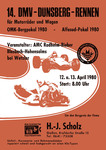 Programme cover of Dünsberg Hill Climb, 13/04/1980
