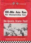 Programme cover of DuQuoin State Fairgrounds, 02/09/1968