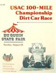 Programme cover of DuQuoin State Fairgrounds, 24/08/1980