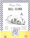 Programme cover of Duryea Hill Climb, 15/06/1952