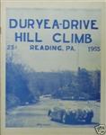 Programme cover of Duryea Hill Climb, 1955