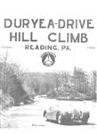 Programme cover of Duryea Hill Climb, 1956
