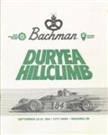 Programme cover of Duryea Hill Climb, 23/09/1984