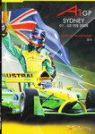 Programme cover of Sydney Motorsport Park, 03/02/2008