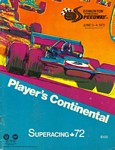 Programme cover of Edmonton International Speedway, 04/06/1972