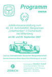 Programme cover of Eichenbühl Hill Climb, 09/09/2007