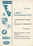 Programme cover of Eifel Hill Climb, 25/10/1970
