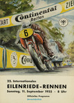 Programme cover of Eilenriede, 11/09/1955