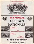 Programme cover of Eldora Speedway, 03/10/1982