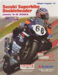 Programme cover of Road America, 08/06/2003