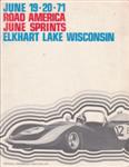Programme cover of Road America, 20/06/1971