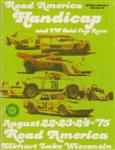 Programme cover of Road America, 24/08/1975