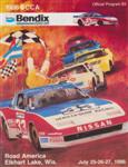 Programme cover of Road America, 27/07/1986