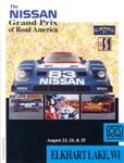 Programme cover of Road America, 25/08/1991