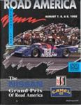 Programme cover of Road America, 09/08/1992