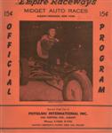 Programme cover of Empire Raceways, 29/06/1949