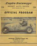 Programme cover of Empire Raceways, 10/08/1949