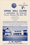 Programme cover of Enniskerry Hill Climb, 29/04/1967