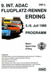 Programme cover of Erding, 06/07/1986