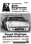 Programme cover of Esthofen Hill Climb, 24/09/1989