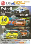 Programme cover of Estoril, 05/10/2003