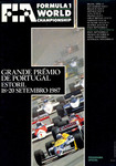Programme cover of Estoril, 20/09/1987