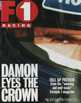 Cover of Damon Eyes the Crown, F1 Racing, 1996