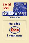 Programme cover of Falkenbergs Motorbana, 06/07/1958