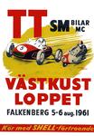 Programme cover of Falkenbergs Motorbana, 06/08/1961