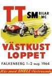 Programme cover of Falkenbergs Motorbana, 02/08/1964