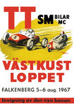 Programme cover of Falkenbergs Motorbana, 06/08/1967