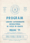 Programme cover of Feleac, 1971