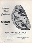 Programme cover of Fernandina Beach Airport, 17/10/1965