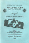 Programme cover of Finlake Park Hill Climb, 14/04/1996