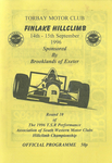 Programme cover of Finlake Park Hill Climb, 15/09/1996