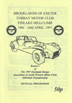 Programme cover of Finlake Park Hill Climb, 20/04/1997