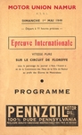 Programme cover of Floreffe, 01/05/1949