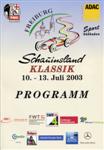 Programme cover of Freiburg Hill Climb, 13/07/2003