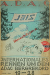 Programme cover of Freiburg Hill Climb, 05/08/1928