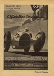 Programme cover of Freiburg Hill Climb, 01/08/1937