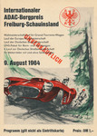 Programme cover of Freiburg Hill Climb, 09/08/1964