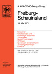 Programme cover of Freiburg Hill Climb, 15/05/1971