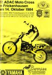 Programme cover of Frickenhausen, 14/10/1984