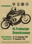 Programme cover of Frohburger Dreieck, 19/09/1976
